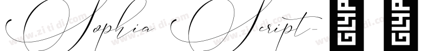 Sophia Script字体转换
